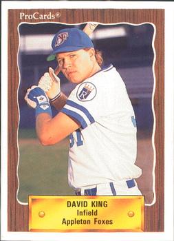 1990 ProCards #2101 David King Front