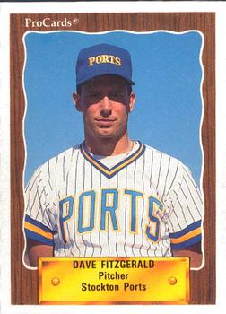 1990 ProCards #2177 Dave Fitzgerald Front