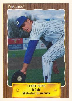 1990 ProCards #2386 Terry Rupp Front