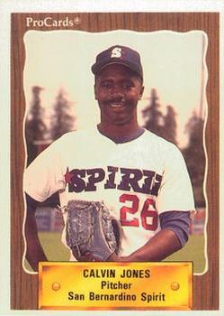 1990 ProCards #2629 Calvin Jones Front