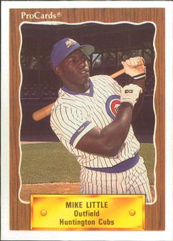 1990 ProCards #3301 Mike Little Front