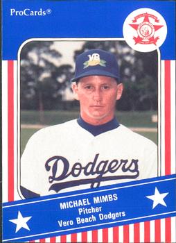 1991 ProCards Florida State League All-Stars #FSL40 Michael Mimbs Front