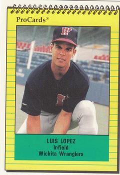 1991 ProCards #2604 Luis Lopez Front