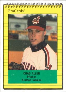 1991 ProCards #313 Chad Allen Front