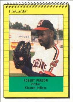 1991 ProCards #322 Robert Person Front
