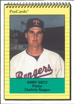 1991 ProCards #1310 Barry Goetz Front