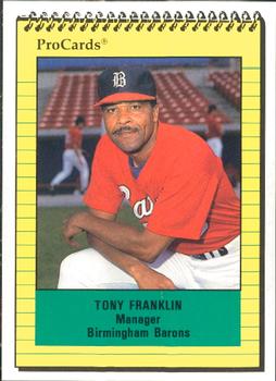1991 ProCards #1469 Tony Franklin Front