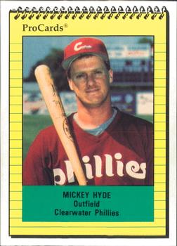1991 ProCards #1632 Mickey Hyde Front