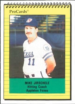 1991 ProCards #1732 Mike Jirschele Front