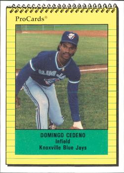 1991 ProCards #1773 Domingo Cedeno Front