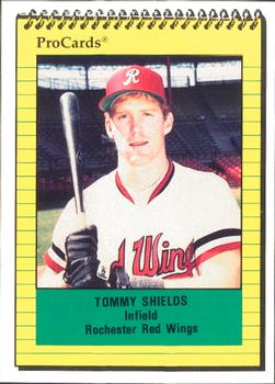 1991 ProCards #1911 Tommy Shields Front