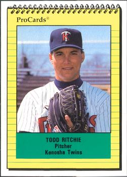 1991 ProCards #2072 Todd Ritchie Front