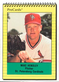 1991 ProCards #2272 Mike Hensley Front