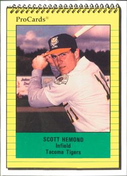 1991 ProCards #2314 Scott Hemond Front