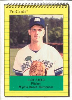 1991 ProCards #2945 Rick Steed Front