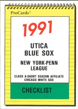 1991 ProCards #3260 Checklist Front