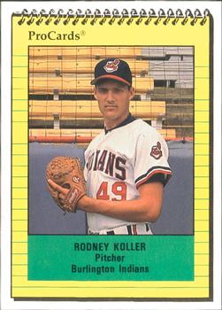 1991 ProCards #3299 Rodney Koller Front