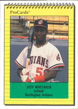 1991 ProCards #3311 Jeff Whitaker Front