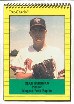 1991 ProCards #3624 Sean Bergman Front