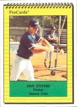 1991 ProCards #4214 Dave Stevens Front