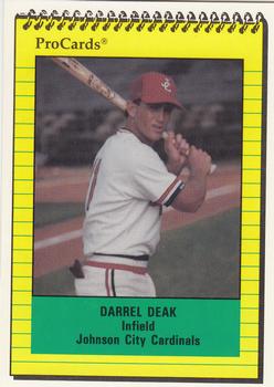 1991 ProCards #3982 Darrel Deak Front