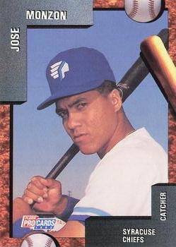 1992 Fleer ProCards #1971 Jose Monzon Front