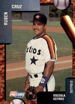 1992 Fleer ProCards #2541 Ruben Cruz Front