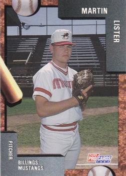 1992 Fleer ProCards #3350 Martin Lister Front