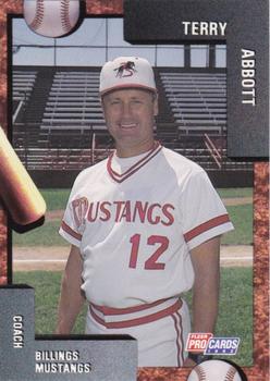 1992 Fleer ProCards #3374 Terry Abbott Front