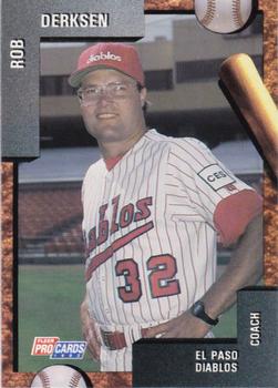 1992 Fleer ProCards #3938 Rob Derksen Front