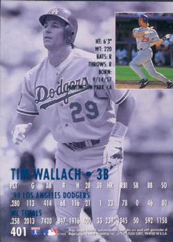 1995 Ultra #401 Tim Wallach Back