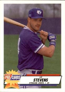 1993 Fleer ProCards Triple A All-Stars #AAA-54 Lee Stevens Front