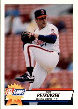 1993 Fleer ProCards #514 Mark Petkovsek Front