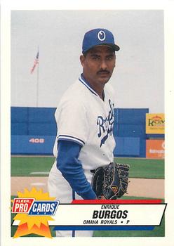 1993 Fleer ProCards #1673 Enrique Burgos Front