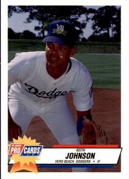 1993 Fleer ProCards #2227 Keith Johnson Front