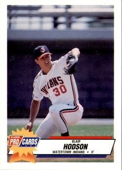 1993 Fleer ProCards #3568 Blair Hodson Front