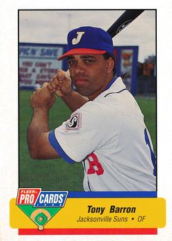 1994 Fleer ProCards #1423 Tony Barron Front