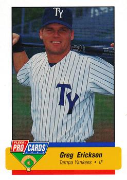 1994 Fleer ProCards #2391 Greg Erickson Front