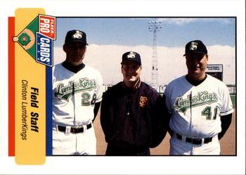 1994 Fleer ProCards #1998 Field Staff (Steve Lienhard / Steve Dietzman) Front