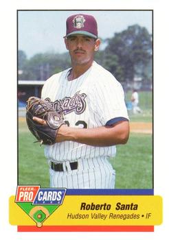 1994 Fleer ProCards #3394 Roberto Santa Front