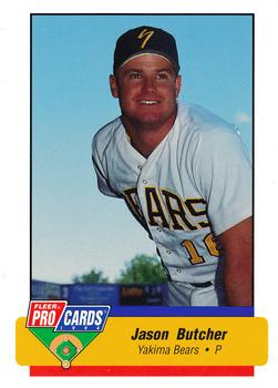 1994 Fleer ProCards #3839 Jason Butcher Front