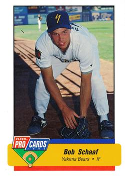 1994 Fleer ProCards #3860 Bob Schaaf Front