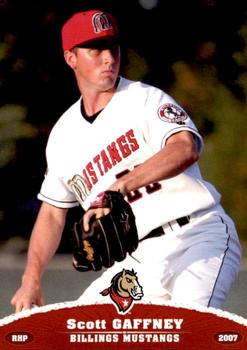 2007 Grandstand Billings Mustangs #NNO Scott Gaffney Front