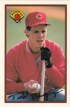 1989 Bowman - Collector's Edition (Tiffany) #312 Todd Benzinger Front