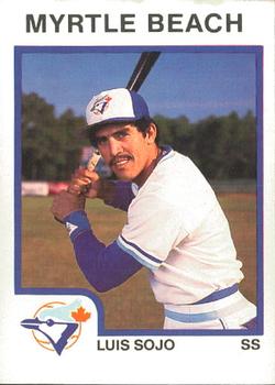 1987 ProCards #1463 Luis Sojo Front
