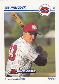 1991 Line Drive AA #109 Lee Hancock Front