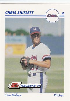 1991 Line Drive AA #598 Chris Shiflett Front