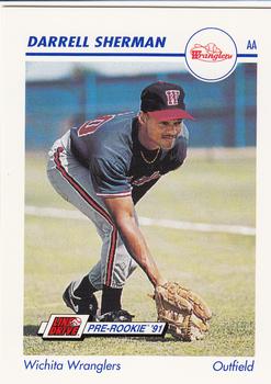 1991 Line Drive AA #619 Darrell Sherman Front