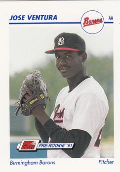 1991 Line Drive AA #73 Jose Ventura Front