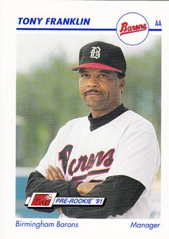 1991 Line Drive AA #74 Tony Franklin Front